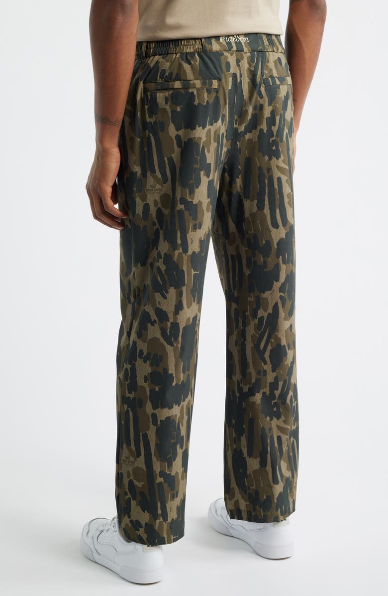 Malbon Golf Condor Tour Divot Waterproof Pants, Alternate, color, Bark Camo