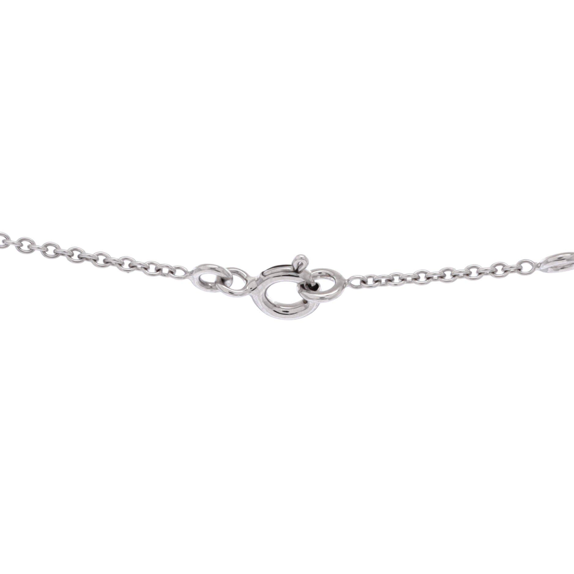 Farandole Pendant Necklace 18K White Gold and Diamonds, Alternate, color, Metallic Gold