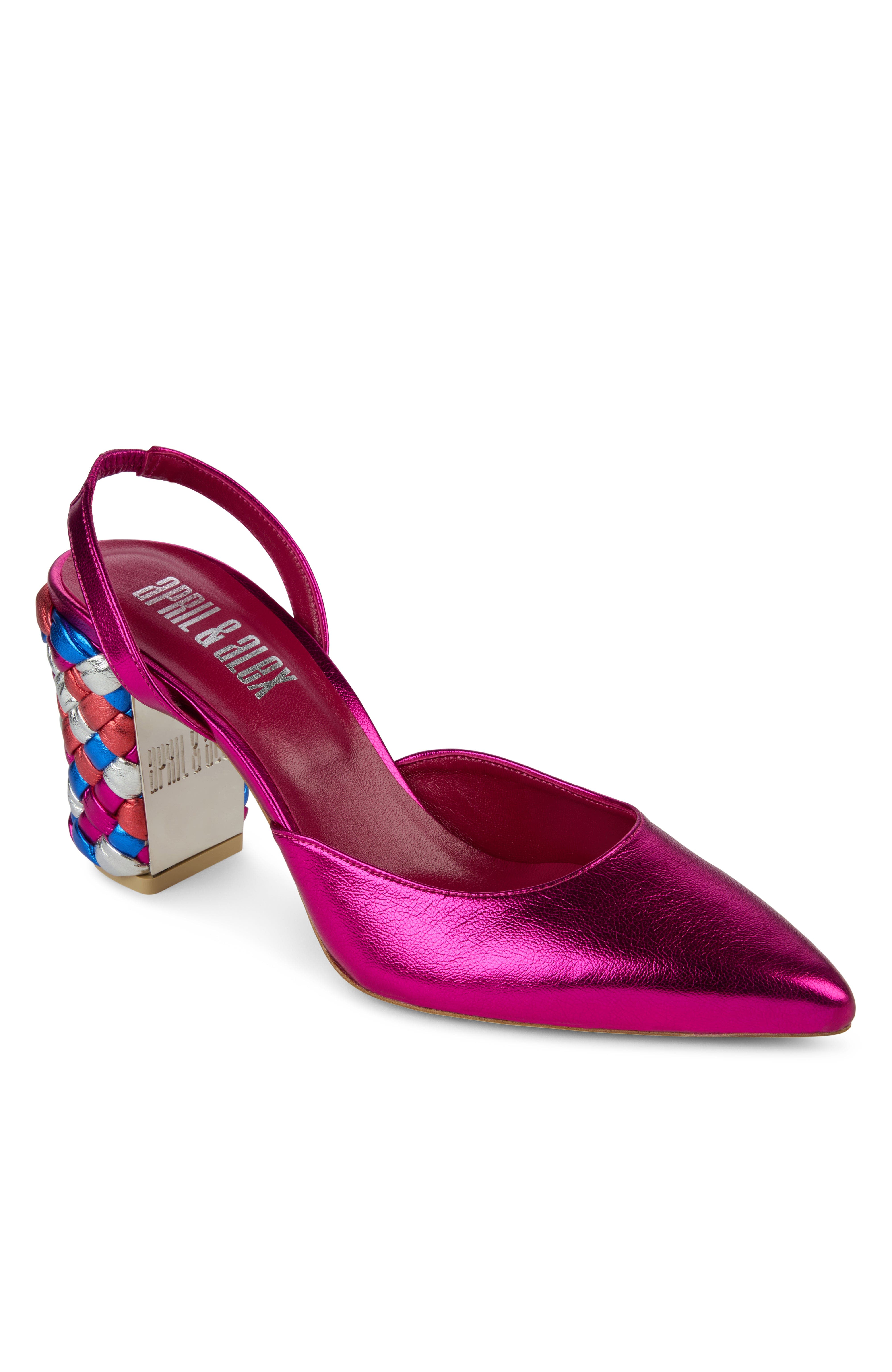 Athena Pump, Alternate, color, Fuchsia