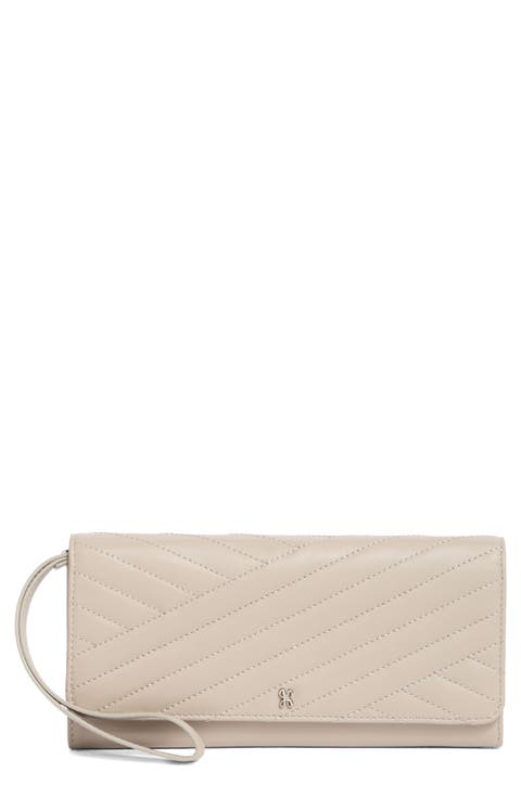 Wander Quilted Leather Wristlet