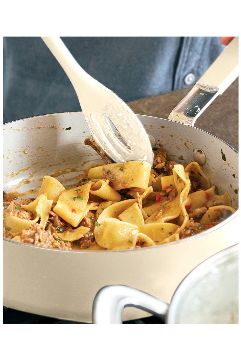 Bobby Flay 13-Piece Nonstick Cookware Set, Alternate, color, CREAM