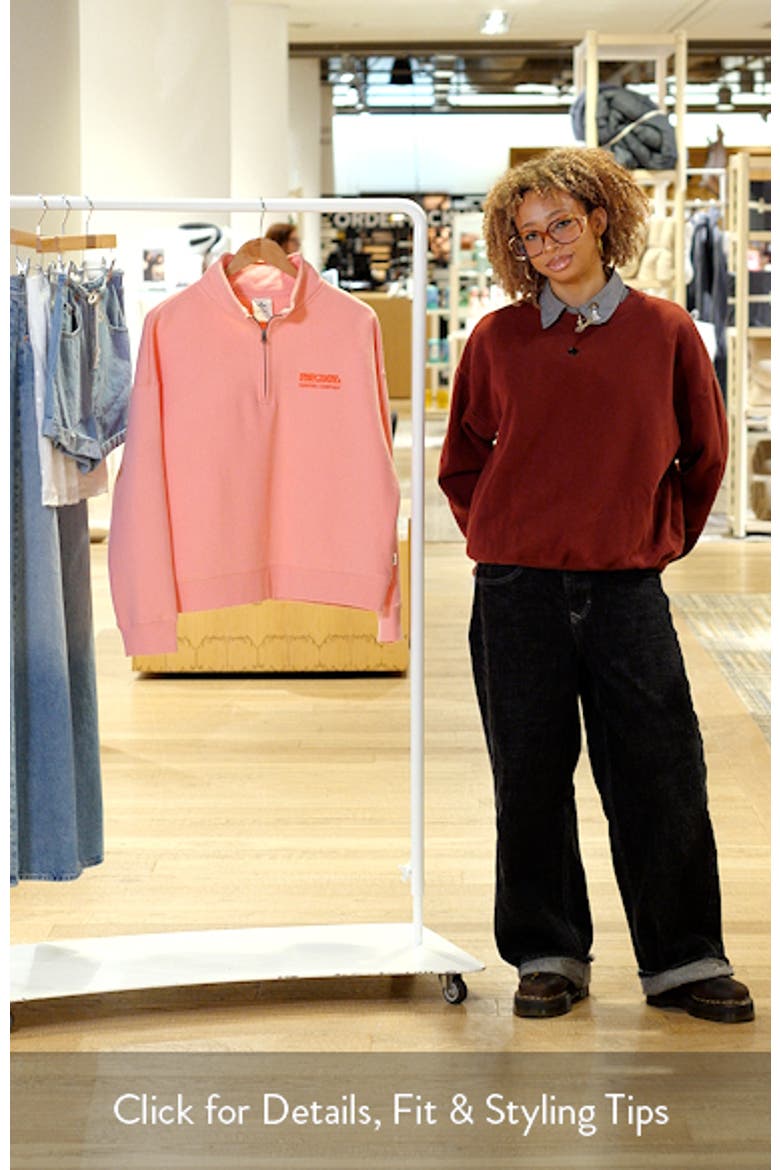 Surf Puff Logo Quarter Zip Sweatshirt video