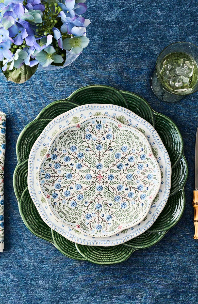 Juliska Villa Seville Scallop Dessert Plate, Alternate, color, Chambray