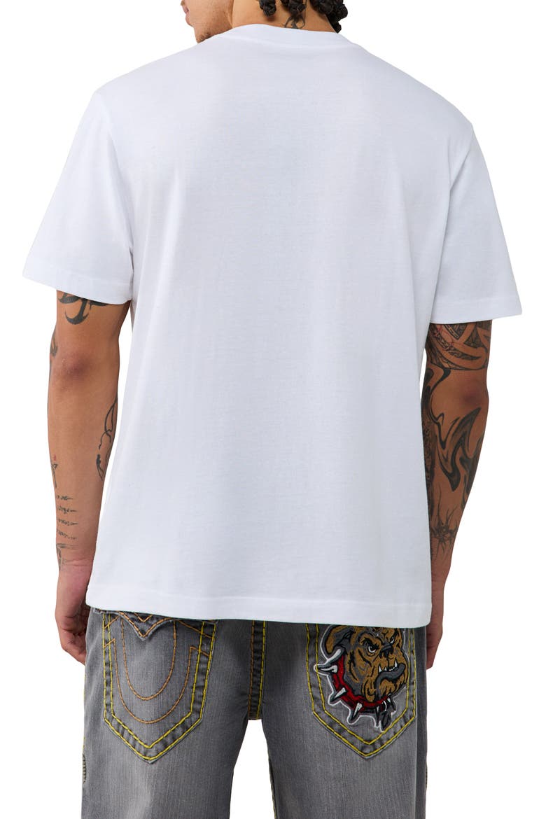 Bulldog Graphic T-Shirt, Alternate, color, OPTIC WHITE