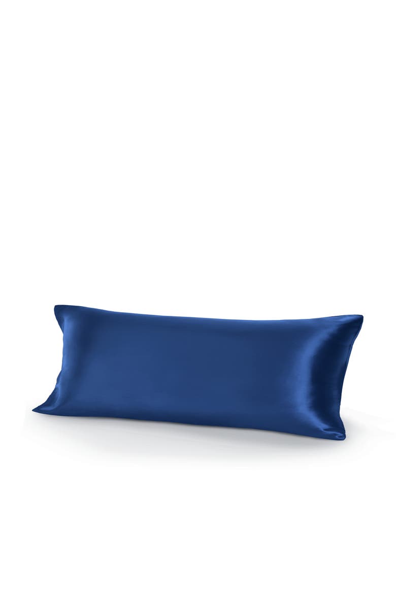 19 Momme 100% Mulberry Silk Pillowcase, Body Size, Main, color, Dark Blue