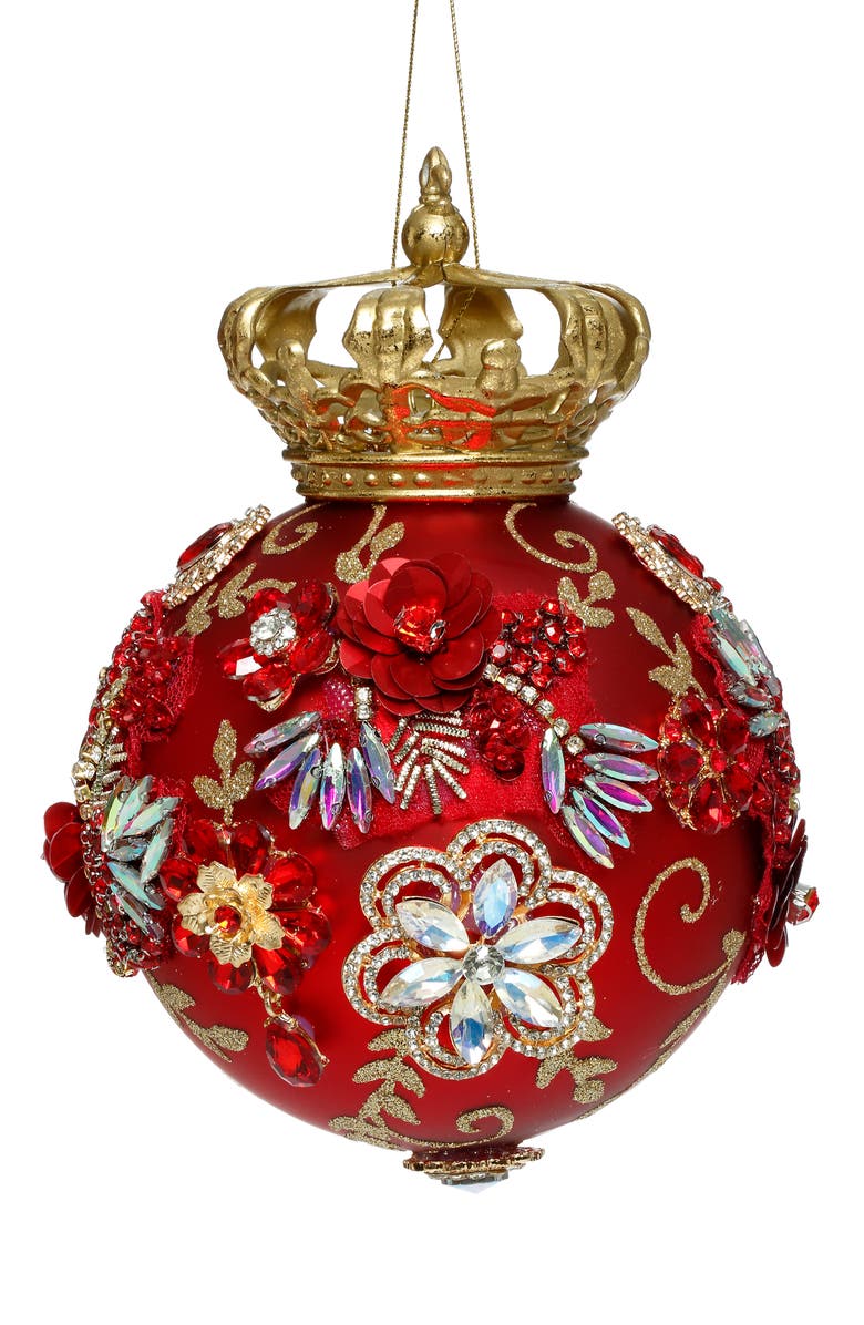 Mark Roberts Crown Jewels Ornament, Red, Main, color, Red