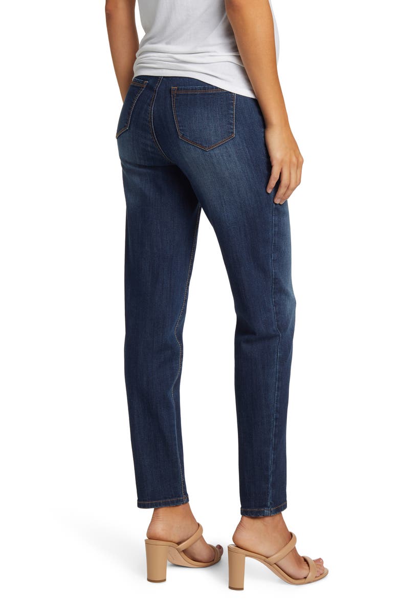Over the Bump Slim Straight Leg Maternity Jeans, Alternate, color, JENYA