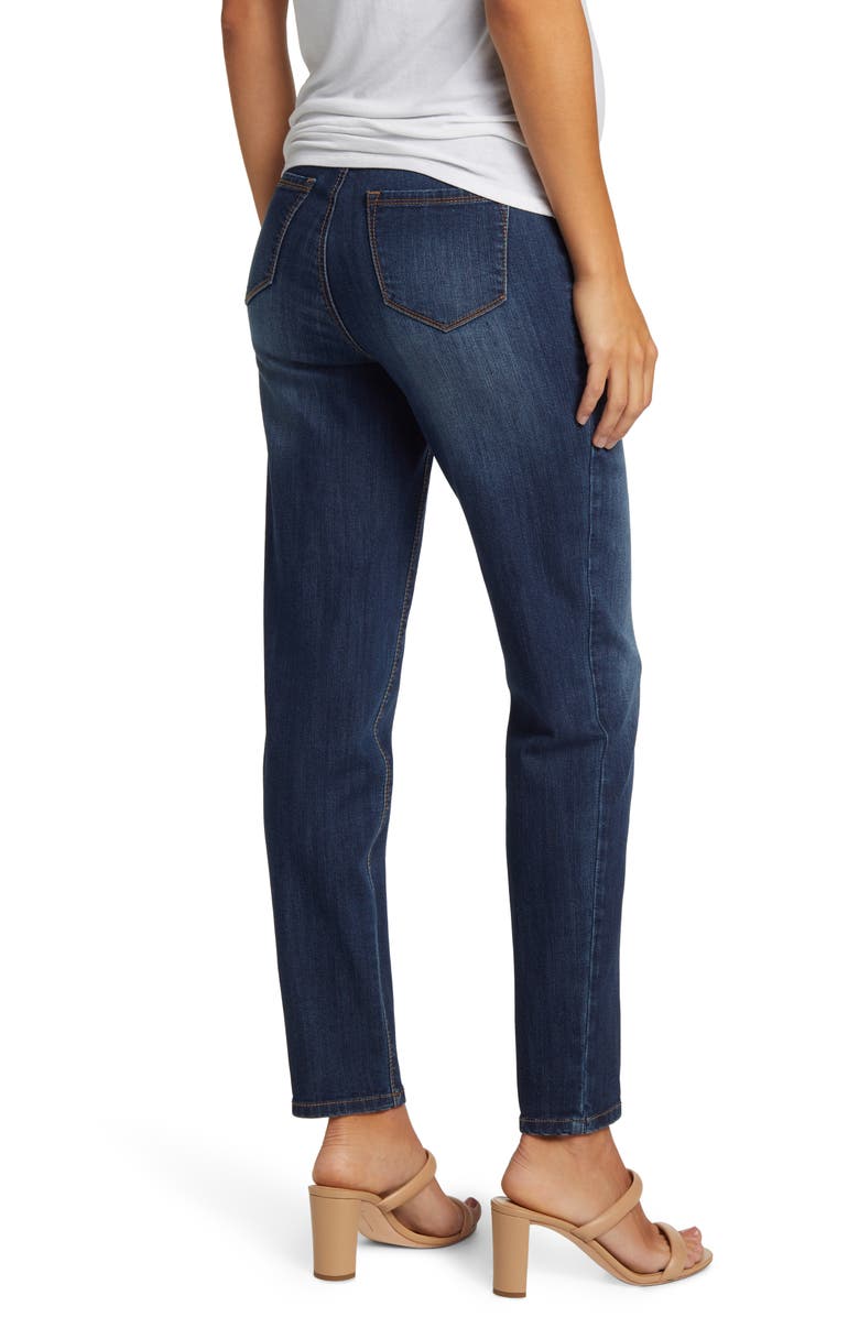 1822 Denim Over the Bump Slim Straight Leg Maternity Jeans, Alternate, color, 