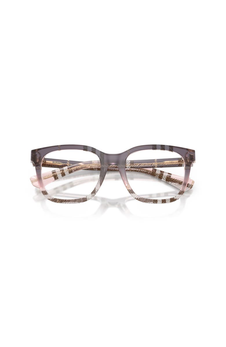 Burberry 50mm Square optical glasses, Alternate, color, Pink