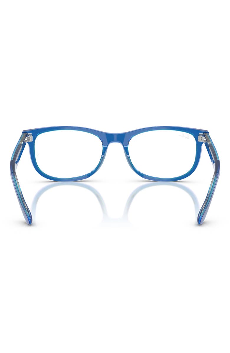 Ray-Ban Kids' 48mm Pillow Optical Glasses, Alternate, color, Blue Grey