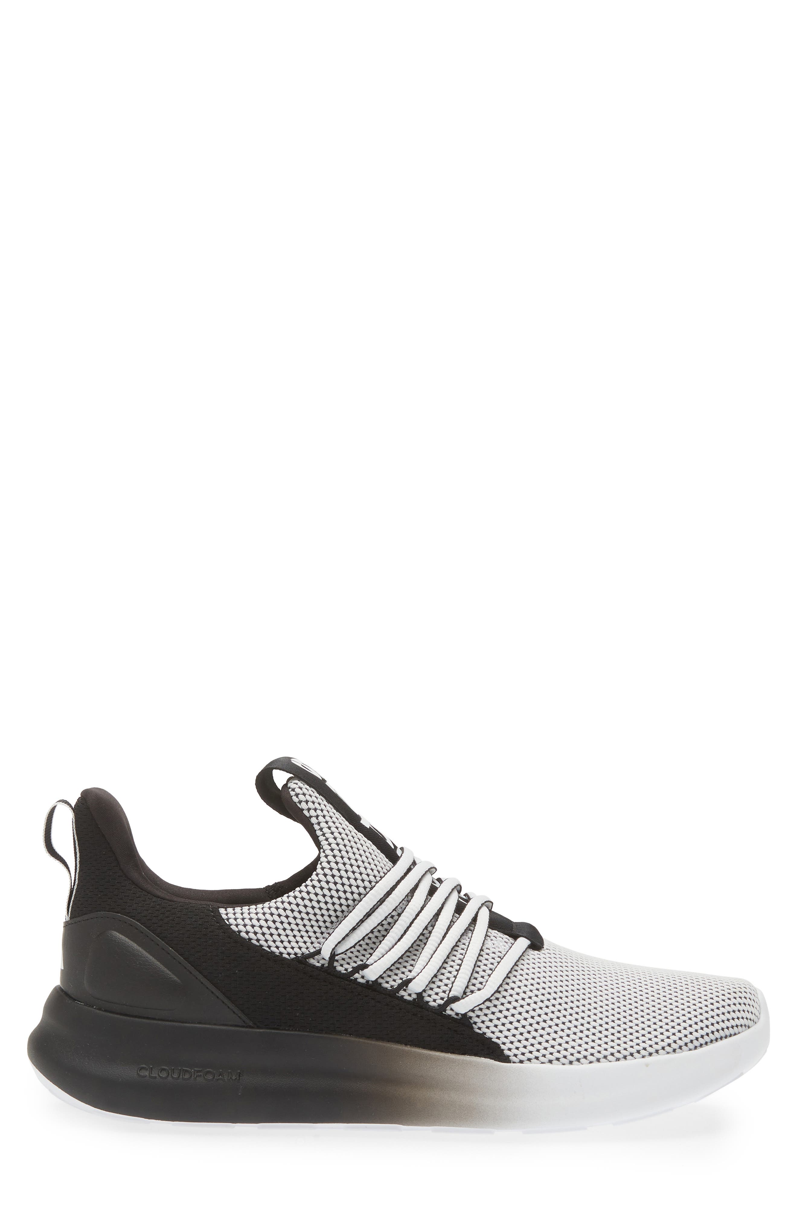 Lite Racer Adapt 7.0 Sneaker, Alternate, color, WHITE/BLACK/WHITE