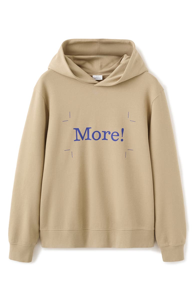 MANGO x Fantastic Man More! Graphic Hoodie, Alternate, color, Beige