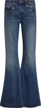 R13 Overflow Boyfriend Flare Jeans