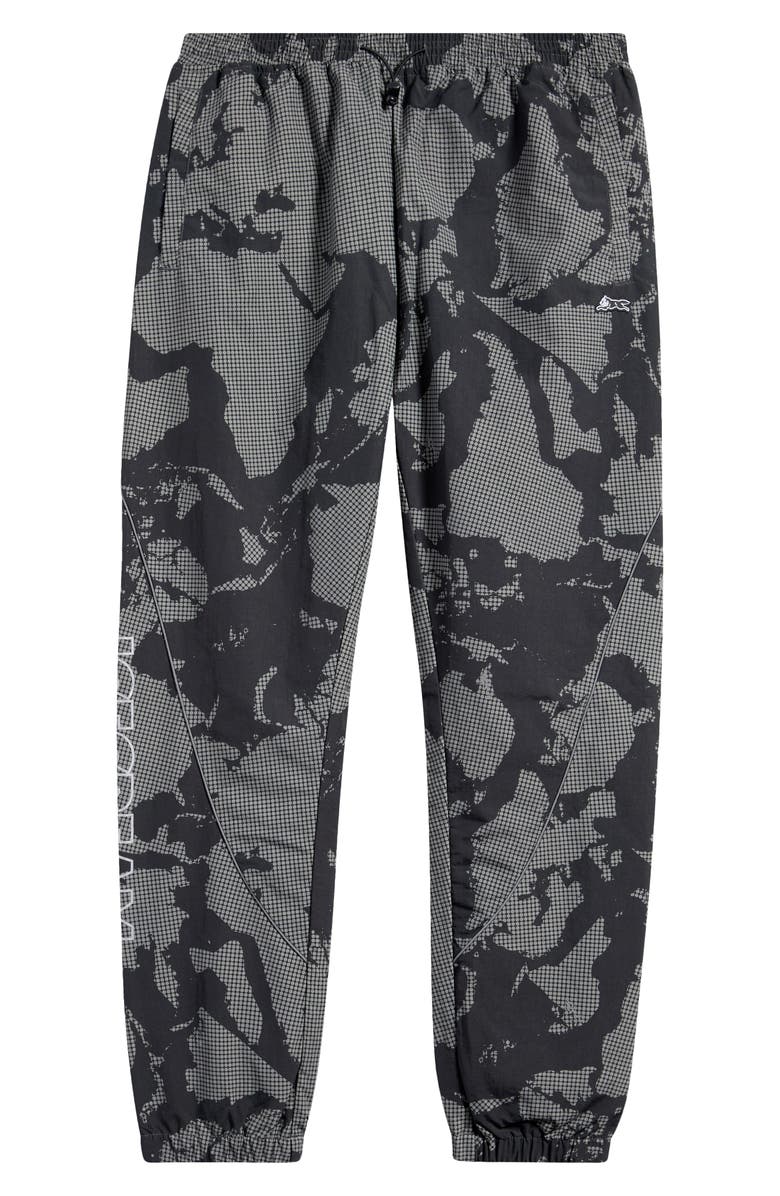 ICECREAM Global Drawstring Nylon Pants, Alternate, color, Black