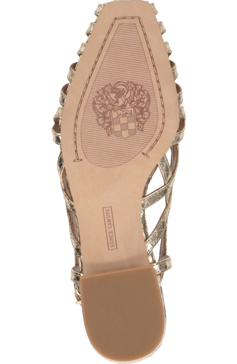 Vince Camuto Stiorra Slingback Sandal, Alternate, color, Gold