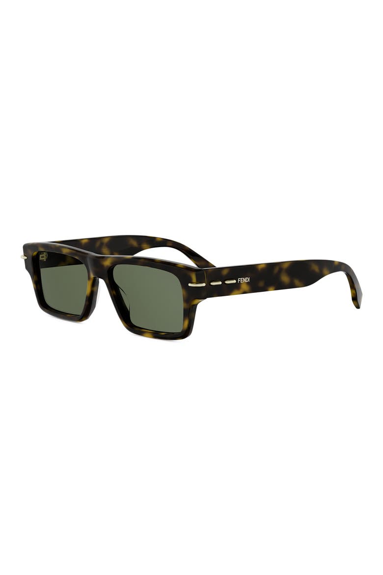 Selleria 54mm Rectangular Sunglasses, Alternate, color, SBLK