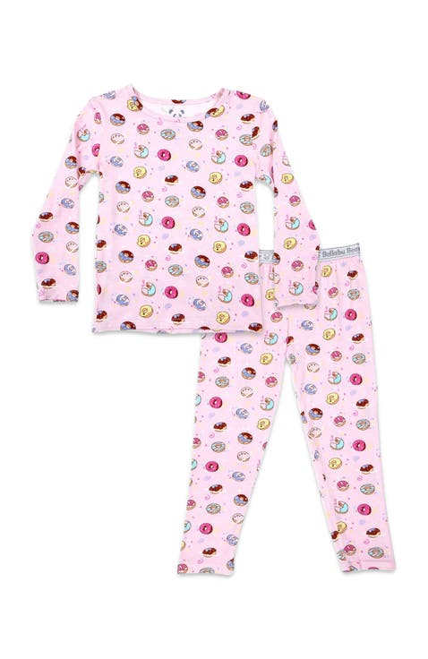 Kids' Pink Donut Set of 2 Piece Pajamas