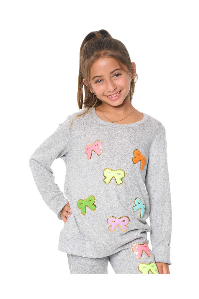 Hacci sweatshirt, Alternate, color, Heather Gray
