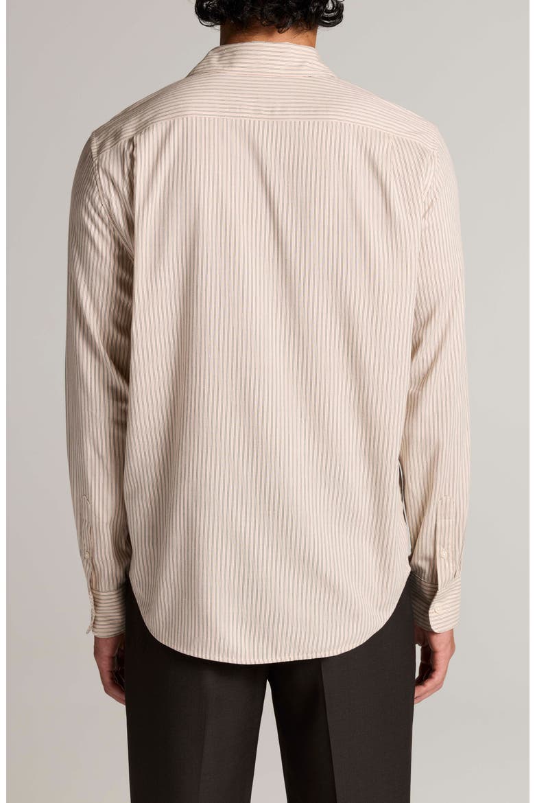 Canyon Stripe Long Sleeve Button Up Shirt, Alternate, color, BAJA SAND COMBO