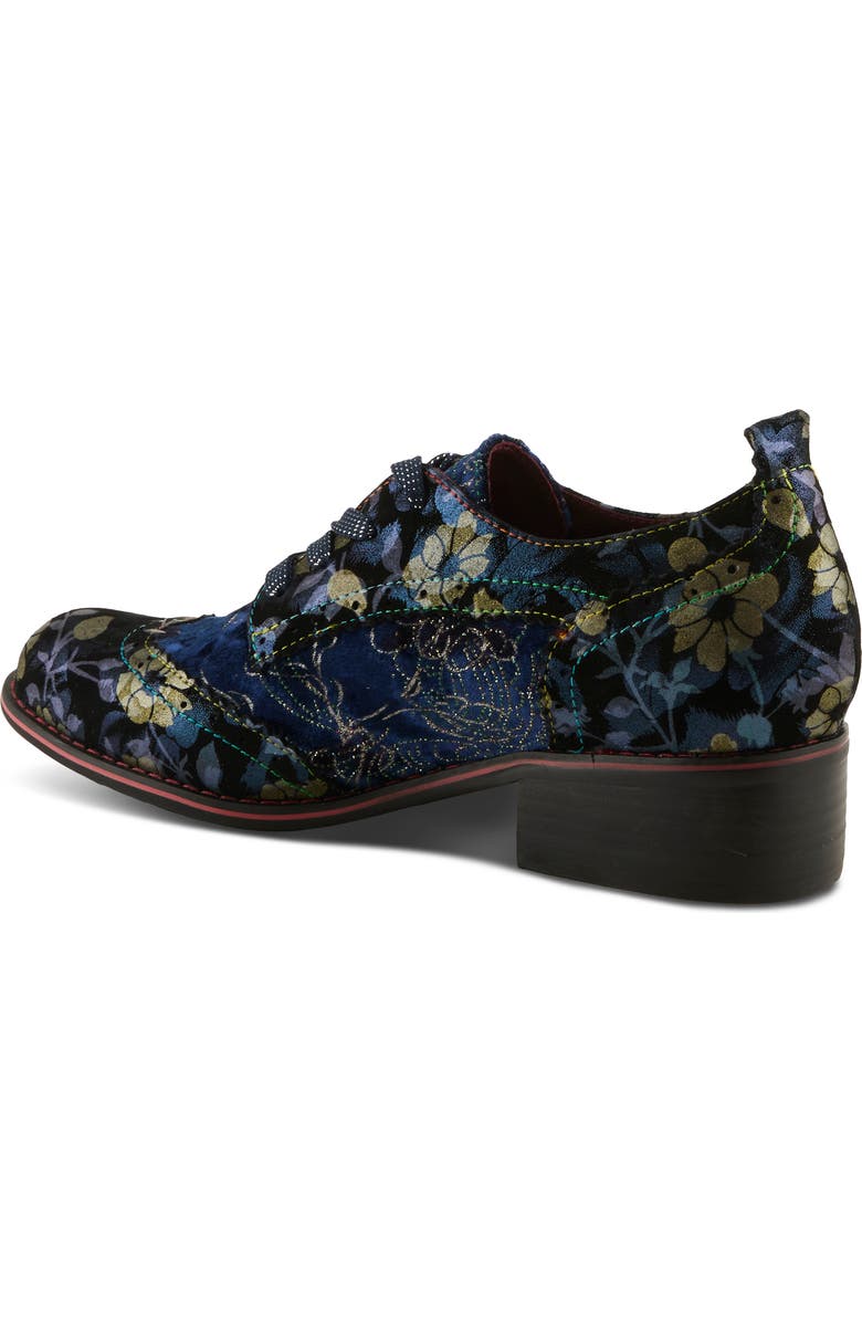 L'Artiste by Spring Step One of a Kind Derby, Alternate, color, Blue Multi