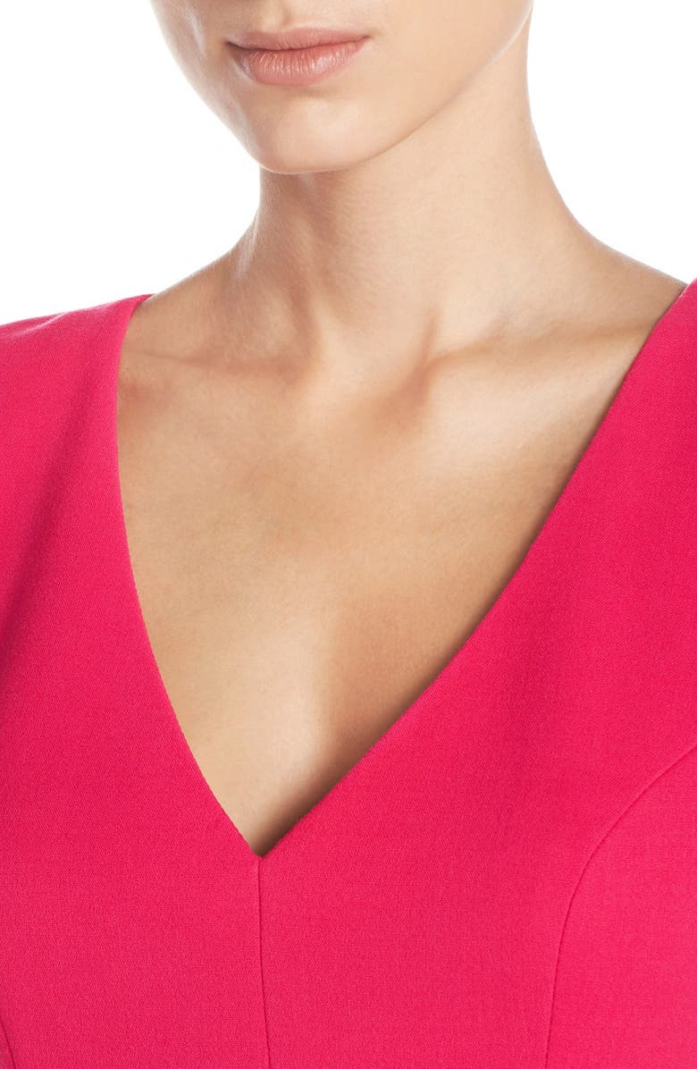 Eliza J Crepe Sheath Dress, Alternate, color, 