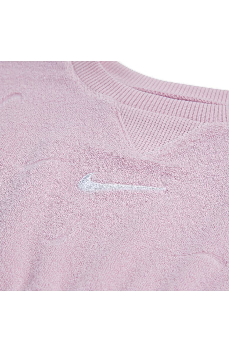Nike Essentials Terry Romper, Alternate, color, Pink Foam