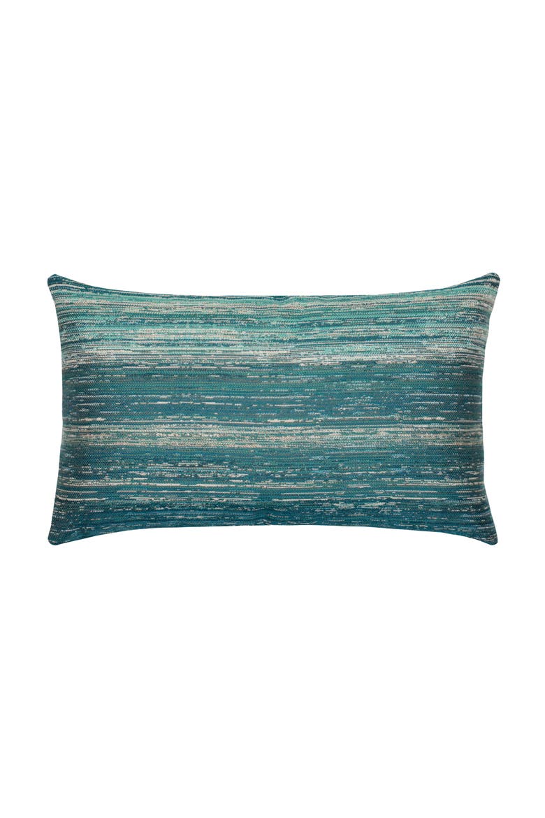 Textured Indoor & Outdoor Woven Accent Pillow, Main, color, Lagoon