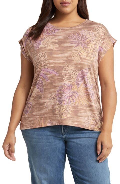 Print Cap Sleeve T-Shirt (Nordstrom Exclusive)