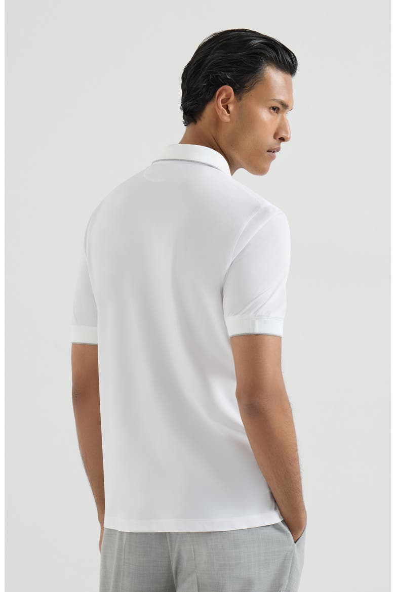 Piqué polo shirt, Alternate, color, White