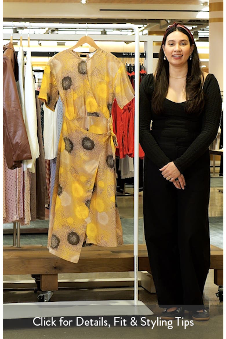 Korinne Silk Wrap Dress video