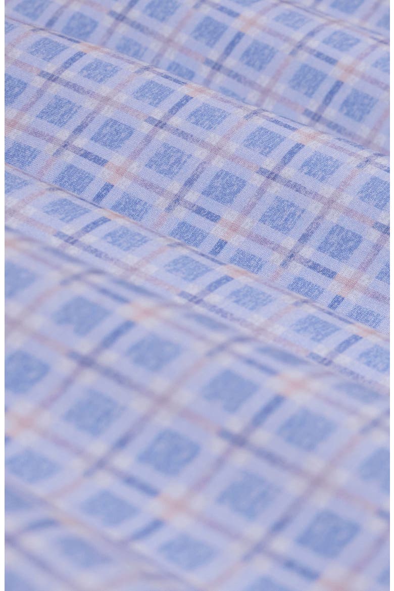 James OoohCotton® Check Print Button-Up Shirt, Alternate, color, AIR BLUE