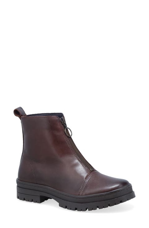Athena Leather Bootie