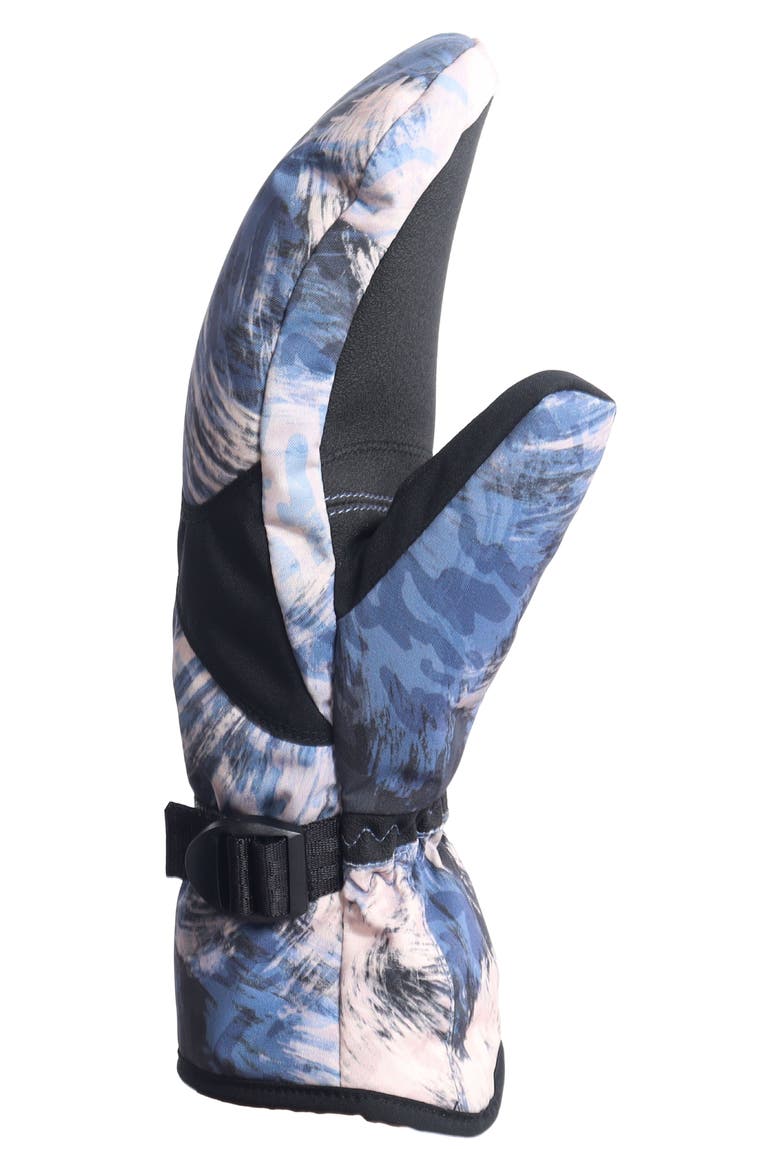 Jetty Water Repellent Ski Mittens, Alternate, color, WILD WIND DARKNIGHT