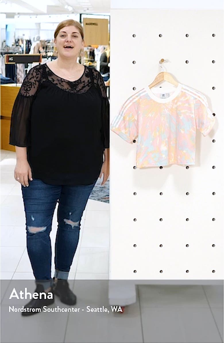 Adicolor Tie Dye Crop Top, sales video thumbnail