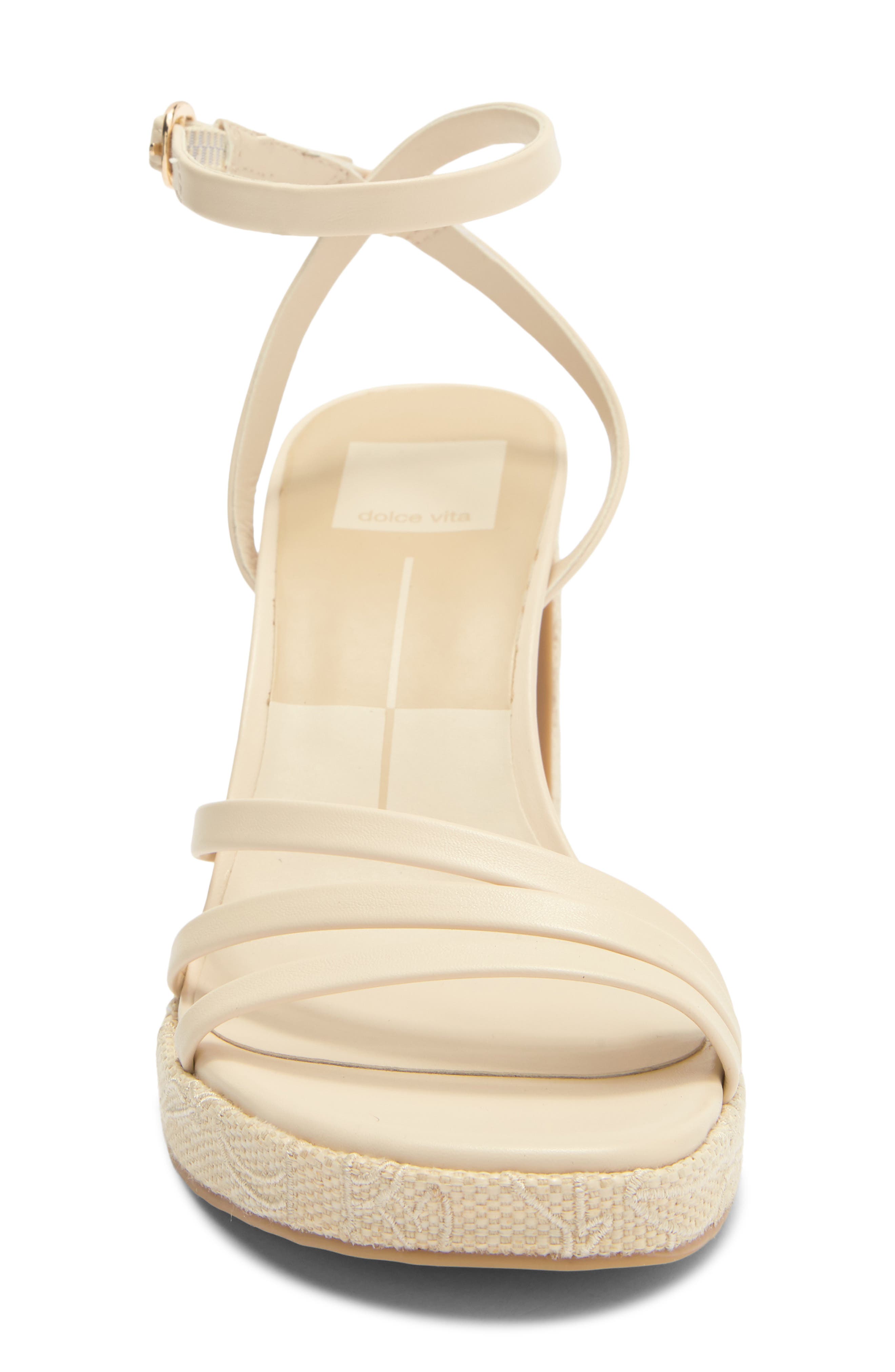 Dolce Vita Ophira Ankle Strap Platform Sandal, Alternate, color, Bone Multi Stella