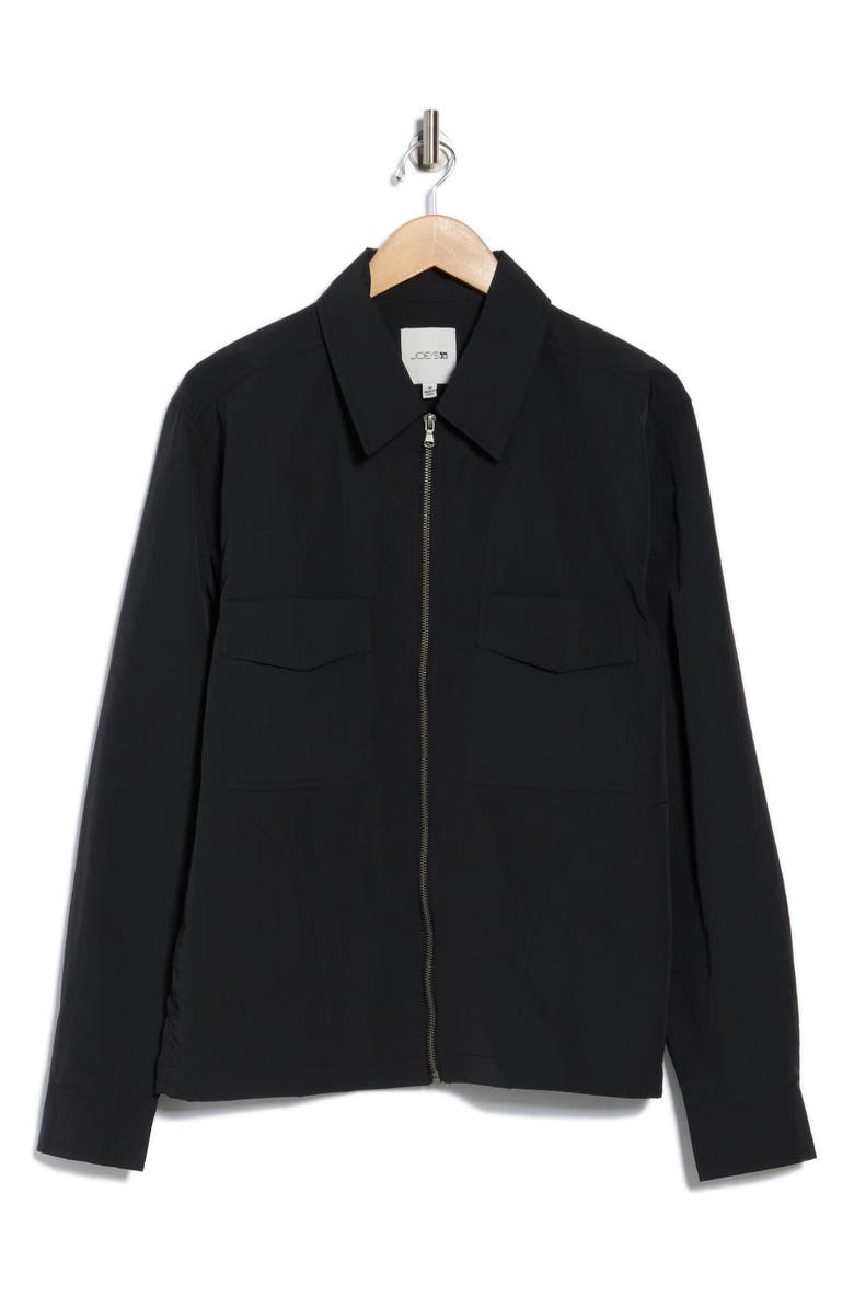 Joe's Full Zip Nylon Jacket, Alternate, color, Jet Black