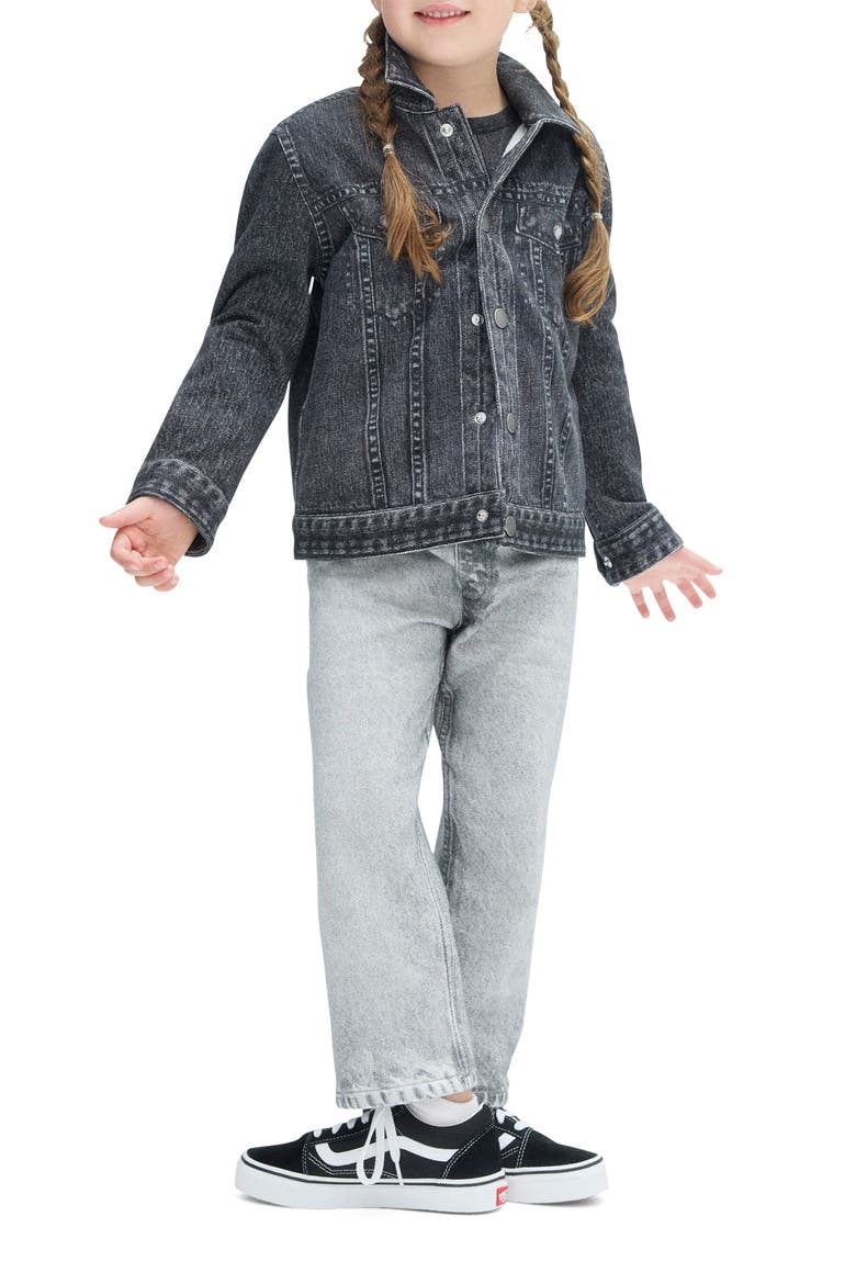 Kids' Mini Miramar Trucker Jacket, Alternate, color, FABLK