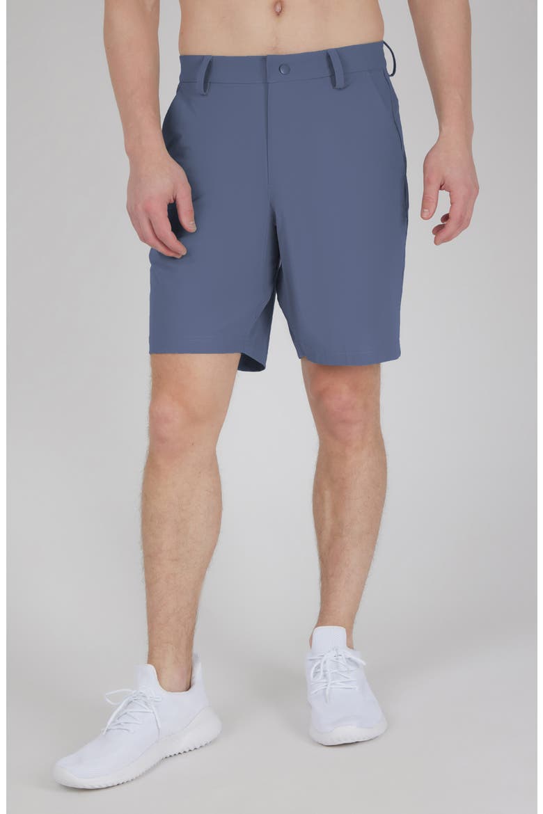 Warp Hillcrest 8-Inch Shorts, Main, color, INDIGO COAST