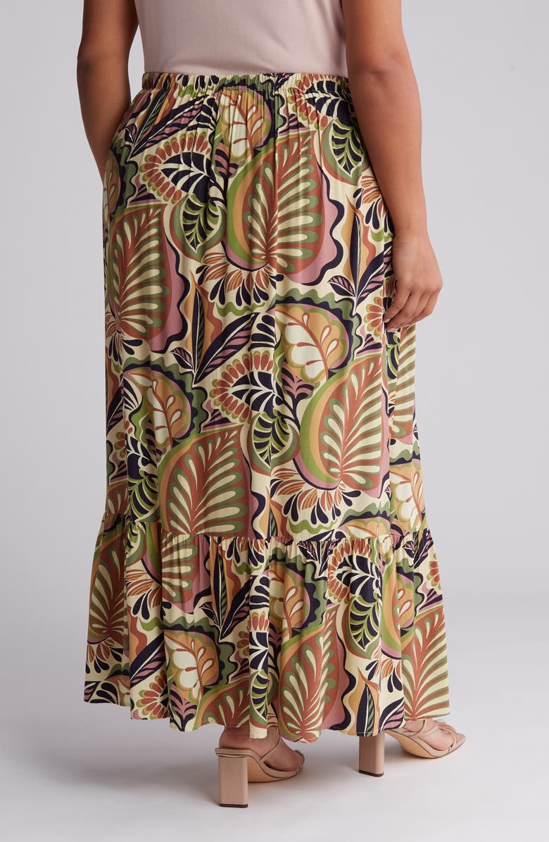 DR2 by Daniel Rainn Button Front Maxi Skirt, Alternate, color, 