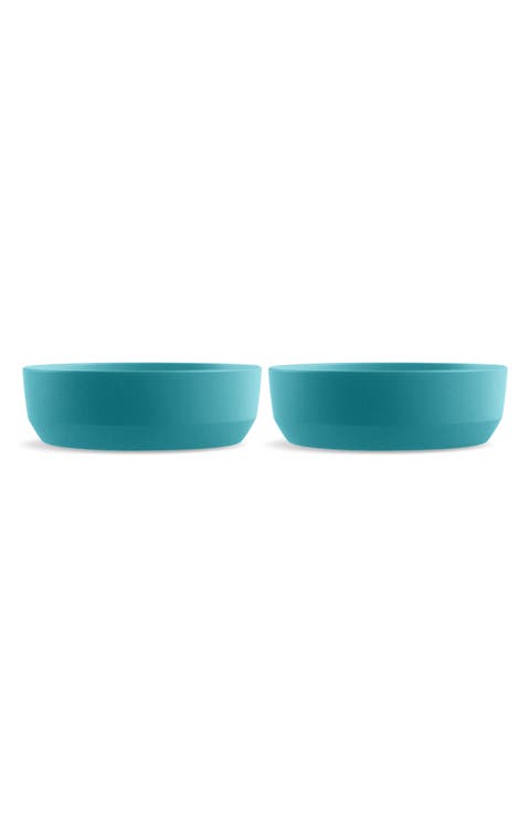 Three-Piece Medium Bevel Bowls & Slip Mat Set