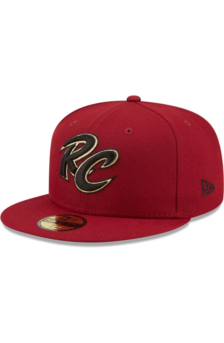 New Era Men's New Era Red Sacramento River Cats Authentic Collection 59FIFTY Fitted Hat, Main, color, 