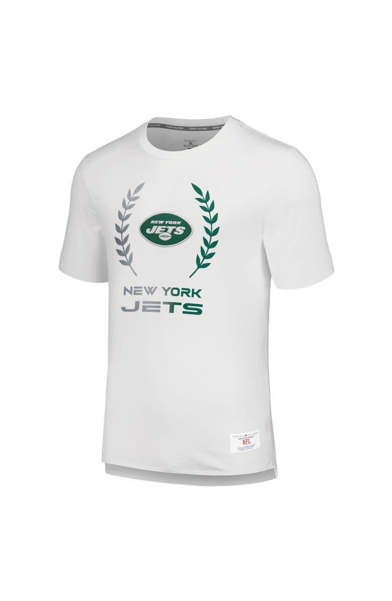Tommy Hilfiger Men's Tommy Hilfiger White New York Jets Miles T-Shirt, Alternate, color,