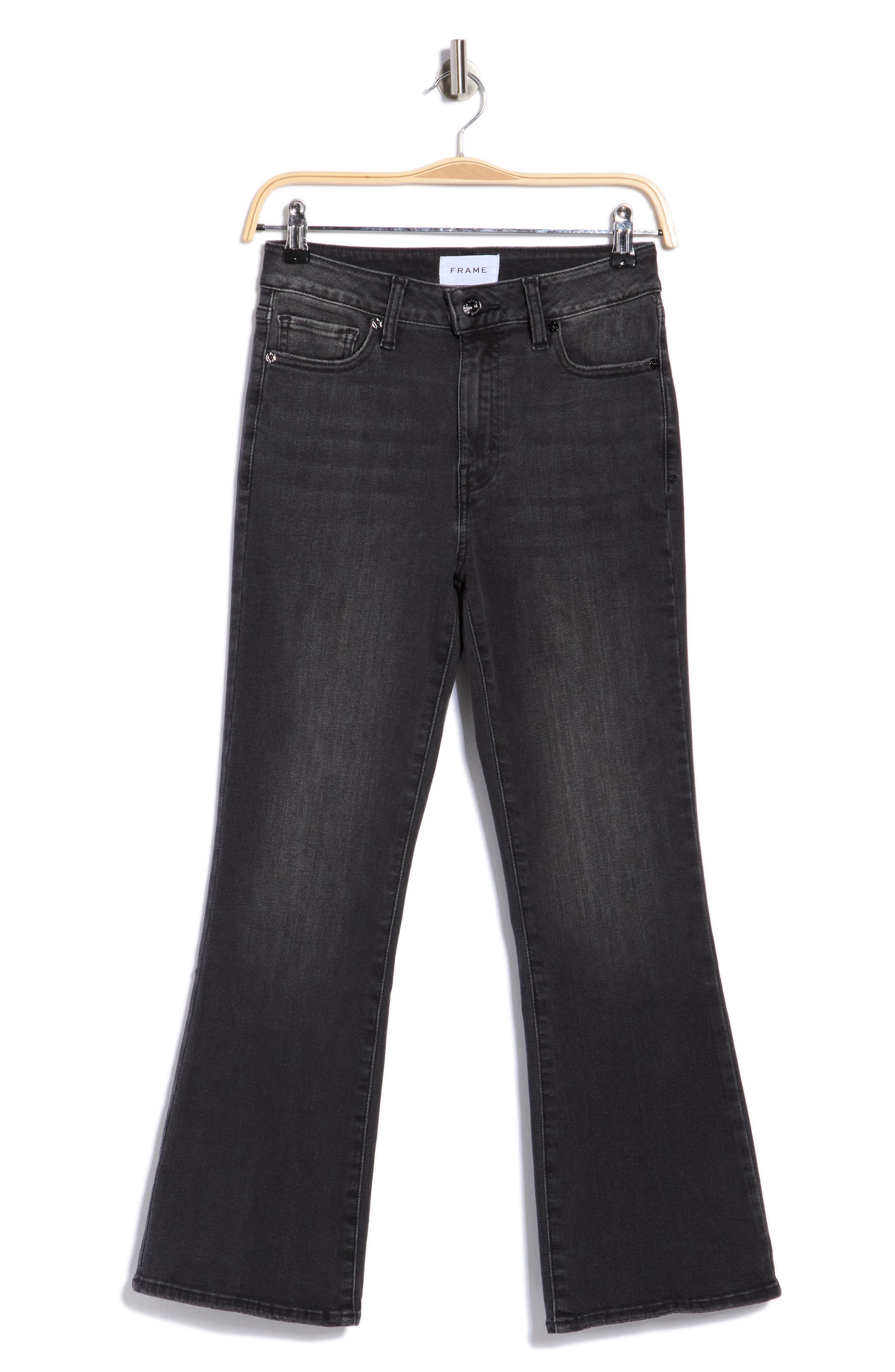Le Crop Mini Boot High Waist Crop Mini Bootcut Jeans