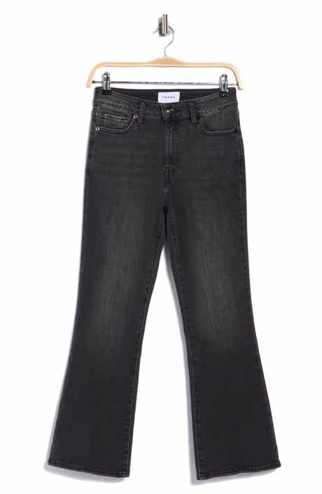 Le Crop Mini Boot High Waist Crop Mini Bootcut Jeans