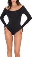 Noody Scoop Neck Long Sleeve Bodysuit