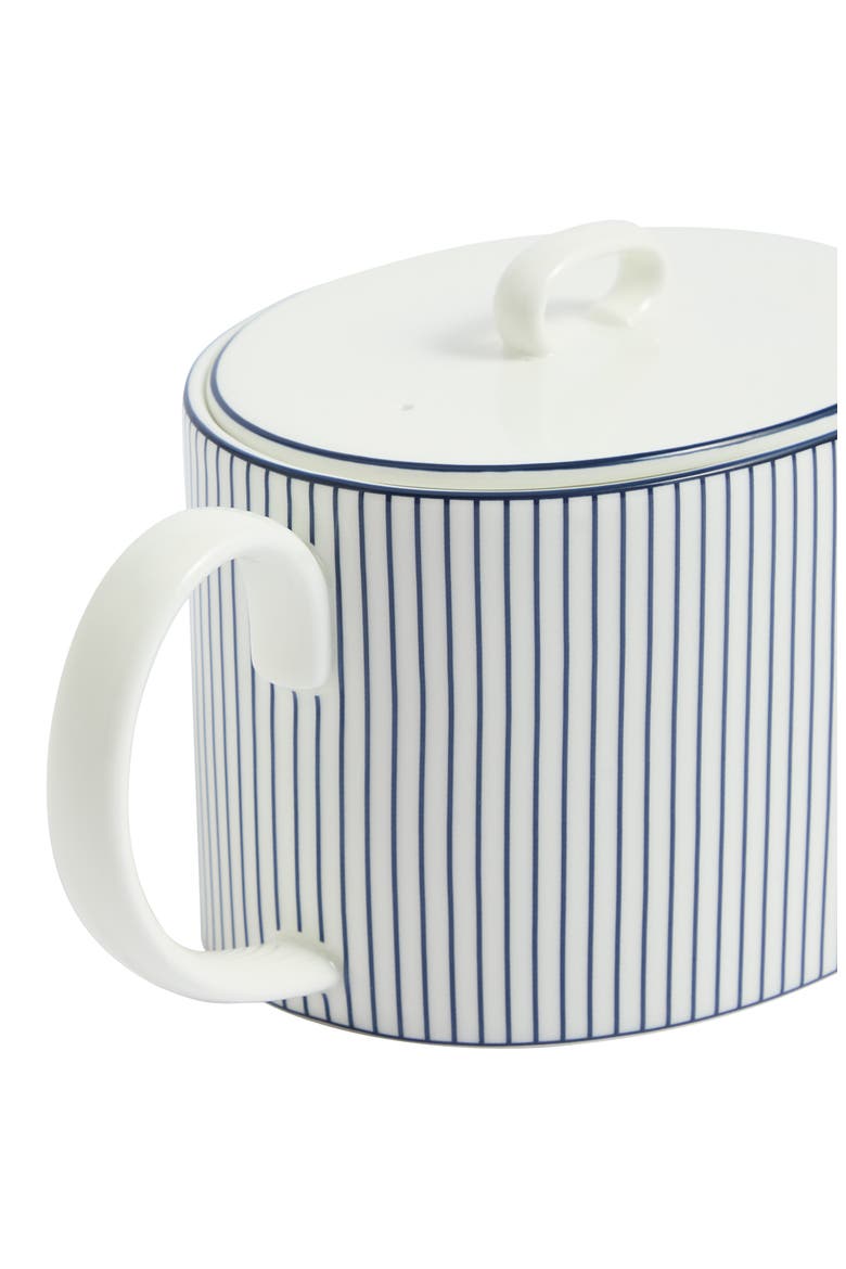 Gio Bone China Teapot, Alternate, color, BLUE/ WHITE
