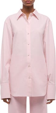 Helmut Lang Open Tie Back Cotton Shirt