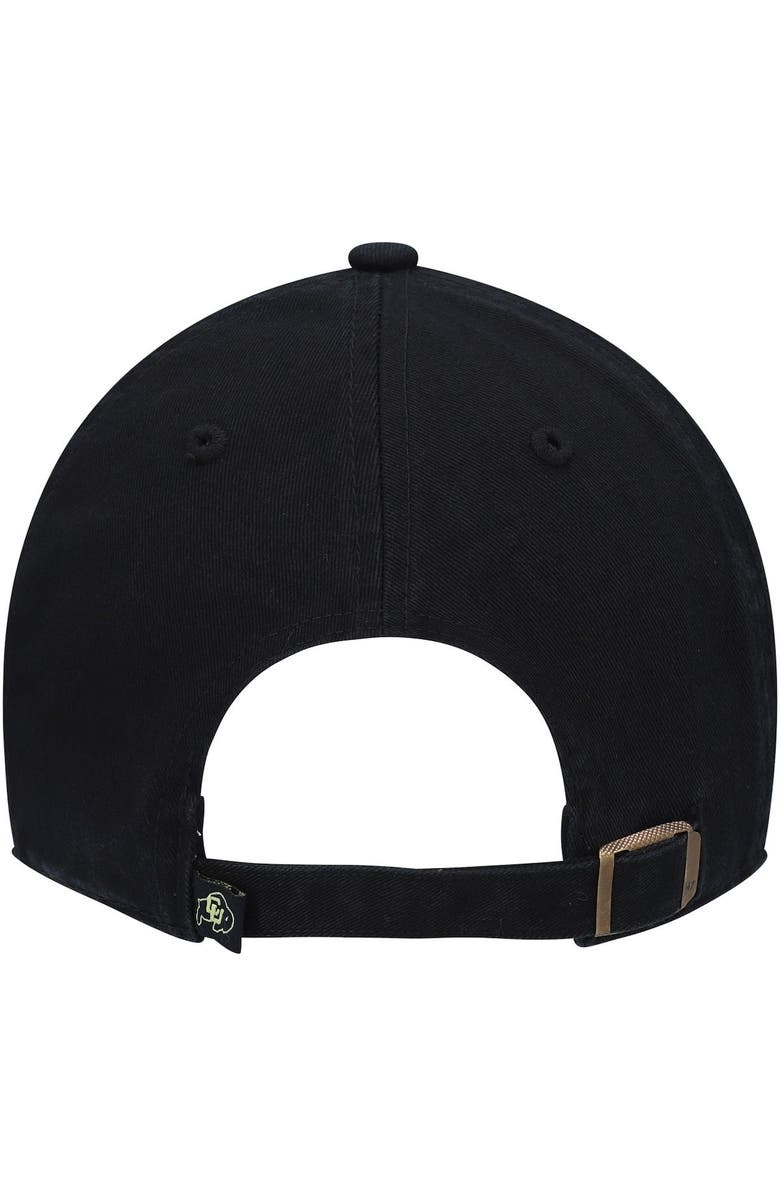 '47 Men's '47 Black Colorado Buffaloes Archie Script Clean Up Adjustable Hat, Alternate, color,