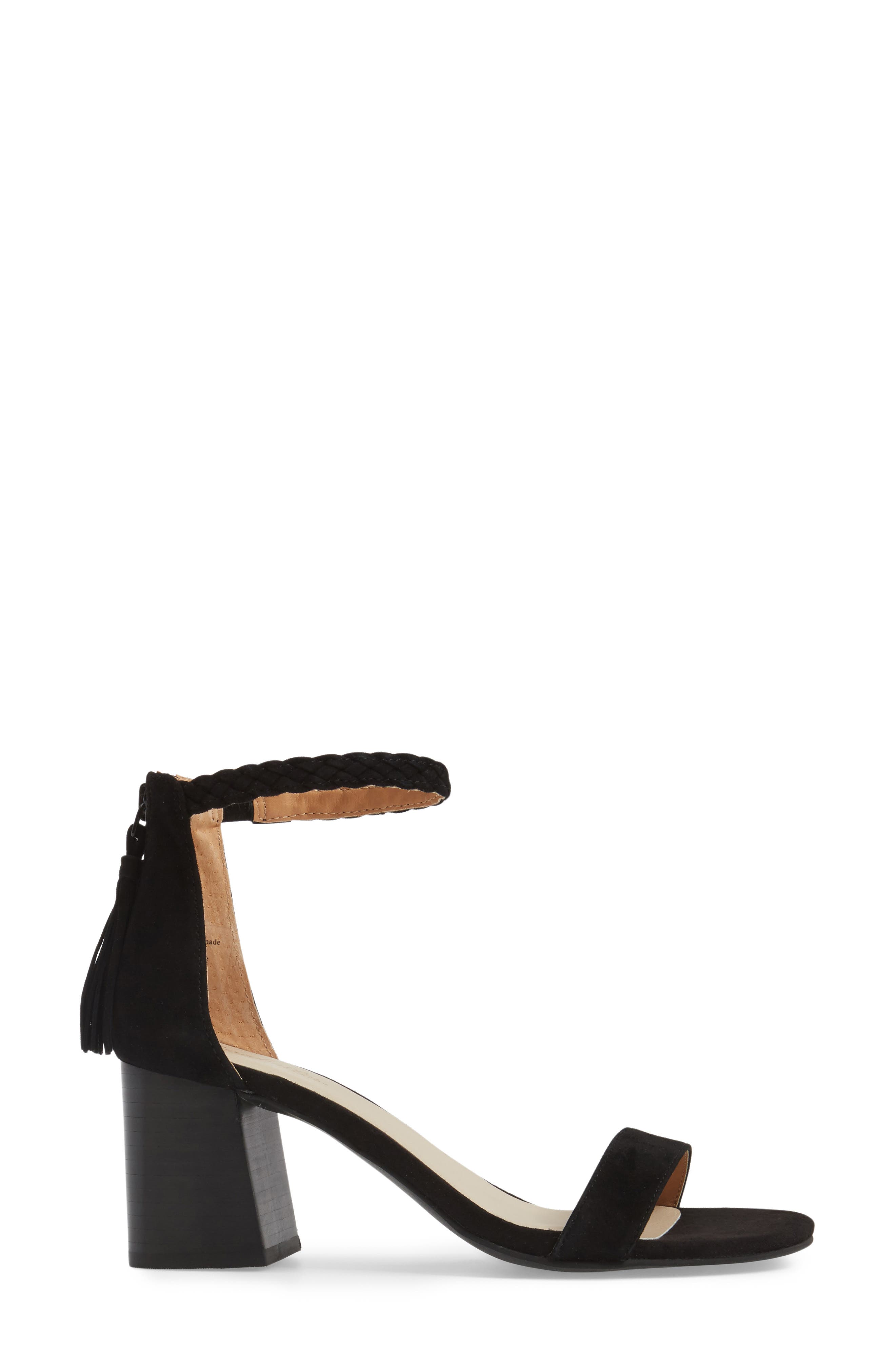 Fury Sandal, Alternate, color, BLACK SUEDE