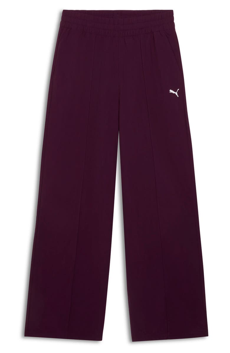PUMA Essential Pintuck Pants, Alternate, color, Midnight Plum